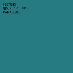 #267B83 - Paradiso Color Image