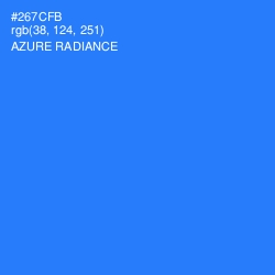 #267CFB - Azure Radiance Color Image
