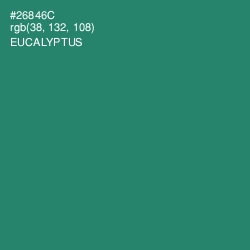 #26846C - Eucalyptus Color Image