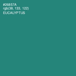 #26857A - Eucalyptus Color Image