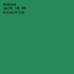 #268A58 - Eucalyptus Color Image