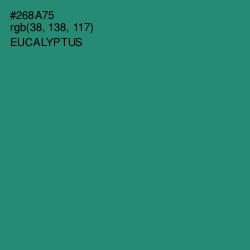 #268A75 - Eucalyptus Color Image