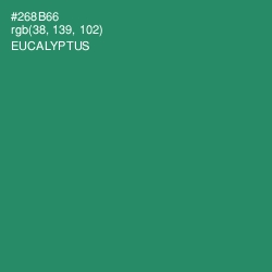 #268B66 - Eucalyptus Color Image