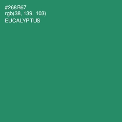 #268B67 - Eucalyptus Color Image