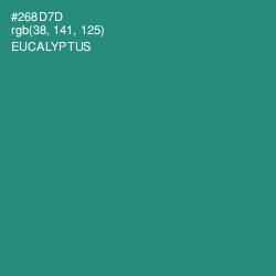 #268D7D - Eucalyptus Color Image