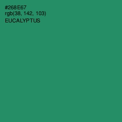 #268E67 - Eucalyptus Color Image