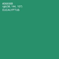 #26906B - Eucalyptus Color Image
