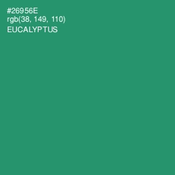 #26956E - Eucalyptus Color Image