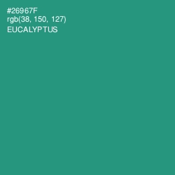 #26967F - Eucalyptus Color Image