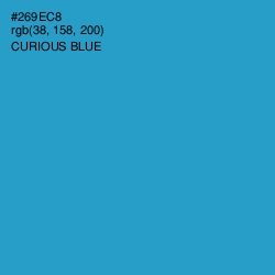 #269EC8 - Curious Blue Color Image