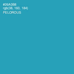 #26A0B8 - Pelorous Color Image