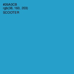 #26A0CB - Scooter Color Image