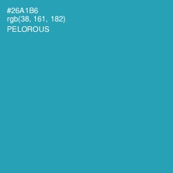 #26A1B6 - Pelorous Color Image