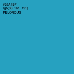 #26A1BF - Pelorous Color Image