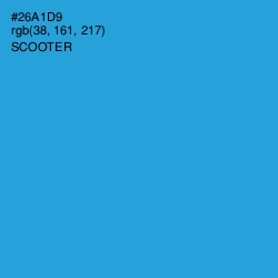 #26A1D9 - Scooter Color Image