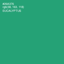 #26A376 - Eucalyptus Color Image