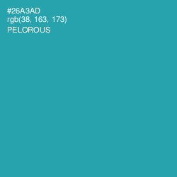 #26A3AD - Pelorous Color Image