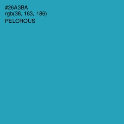 #26A3BA - Pelorous Color Image