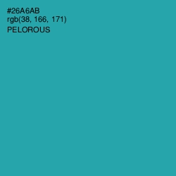 #26A6AB - Pelorous Color Image