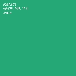 #26A876 - Jade Color Image