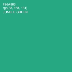 #26A883 - Jungle Green Color Image