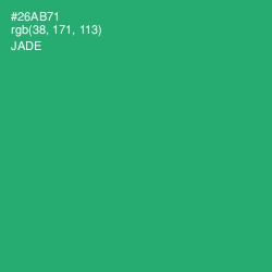 #26AB71 - Jade Color Image