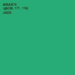 #26AB74 - Jade Color Image