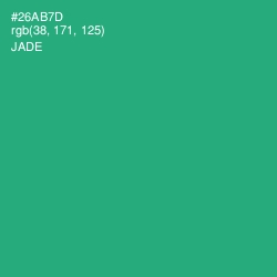 #26AB7D - Jade Color Image