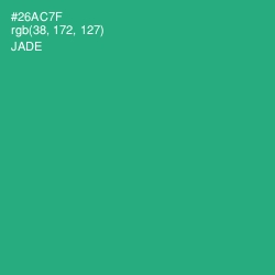 #26AC7F - Jade Color Image