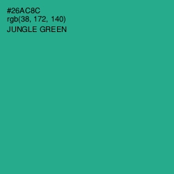 #26AC8C - Jungle Green Color Image