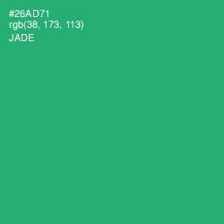 #26AD71 - Jade Color Image