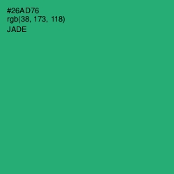 #26AD76 - Jade Color Image