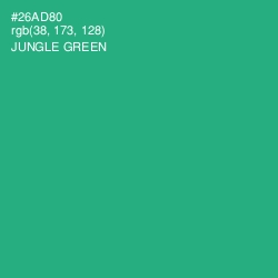 #26AD80 - Jungle Green Color Image