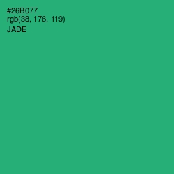 #26B077 - Jade Color Image