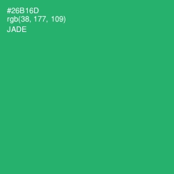 #26B16D - Jade Color Image