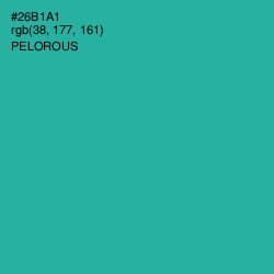 #26B1A1 - Pelorous Color Image