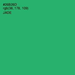 #26B26D - Jade Color Image