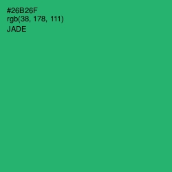 #26B26F - Jade Color Image