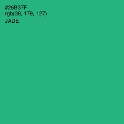 #26B37F - Jade Color Image