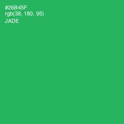 #26B45F - Jade Color Image