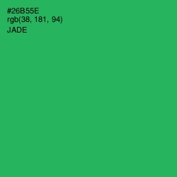 #26B55E - Jade Color Image