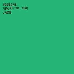 #26B578 - Jade Color Image