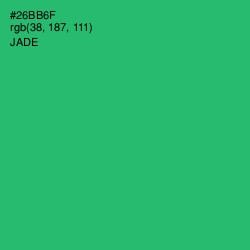 #26BB6F - Jade Color Image