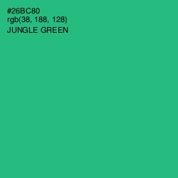 #26BC80 - Jungle Green Color Image