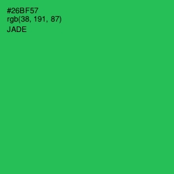 #26BF57 - Jade Color Image