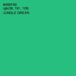 #26BF80 - Jungle Green Color Image