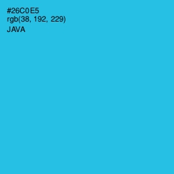 #26C0E5 - Java Color Image