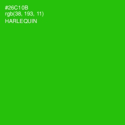 #26C10B - Harlequin Color Image