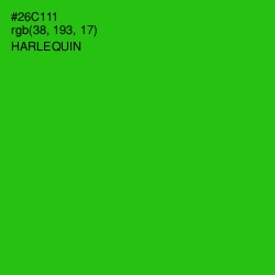 #26C111 - Harlequin Color Image