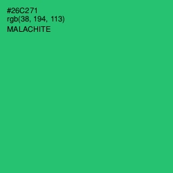 #26C271 - Malachite Color Image